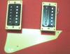 2 HUMBUCKER PICKUPS + SCRATCH LES PAUL GUITAR